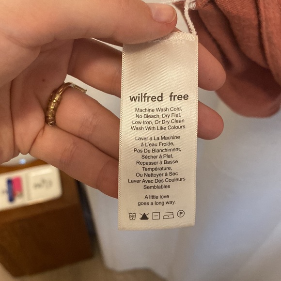 WILFRED FREE Pink Skater Dress M - Picture 4 of 4